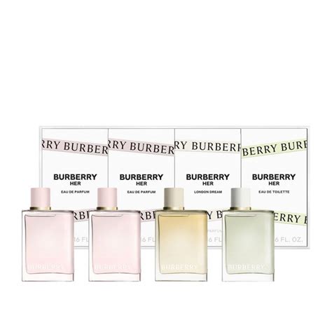 burberry black travel size|burberry her perfume travel set.